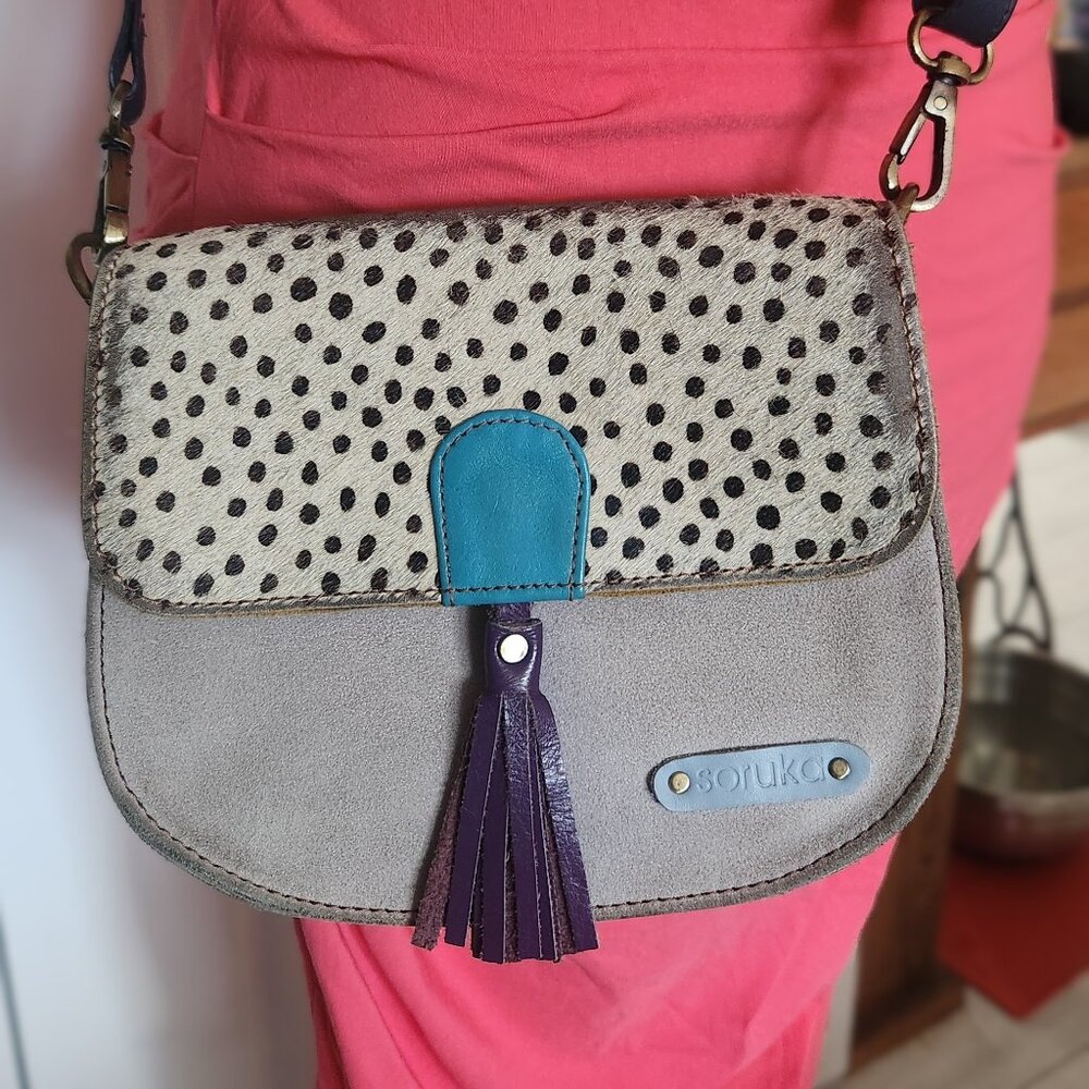 Soruka Crossbody Bag – Suede Leather
